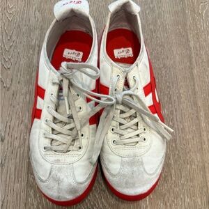 Tiger Onitsuka sneakers Mexico 66 red and white size European 39/Women 7.5
